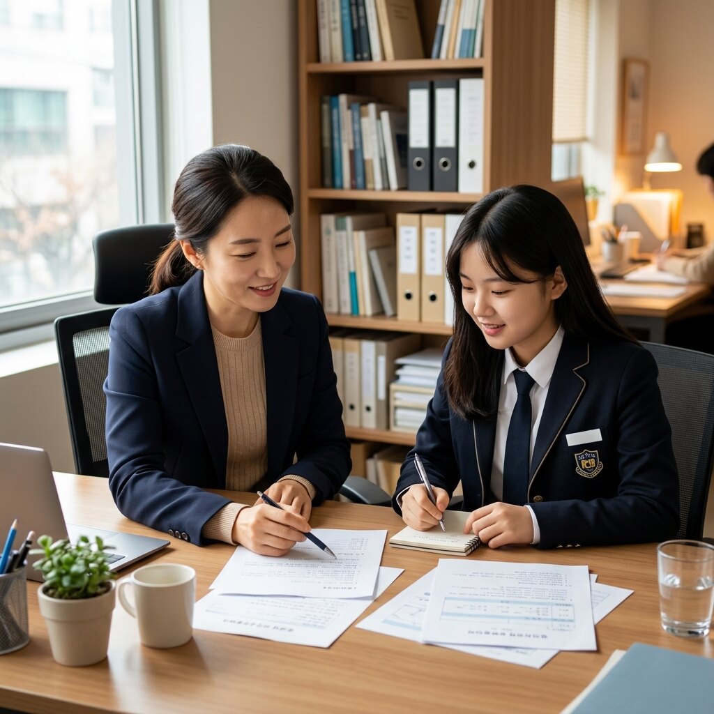 입시 컨설팅 맞춤 교육 장면